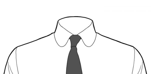 Shirt collar guide