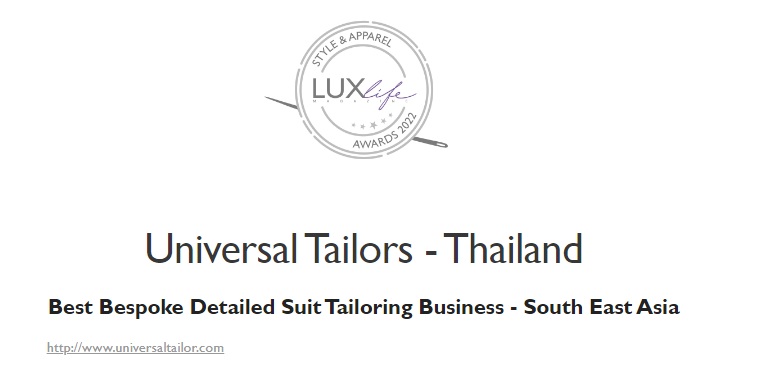 Thai Tailor Award